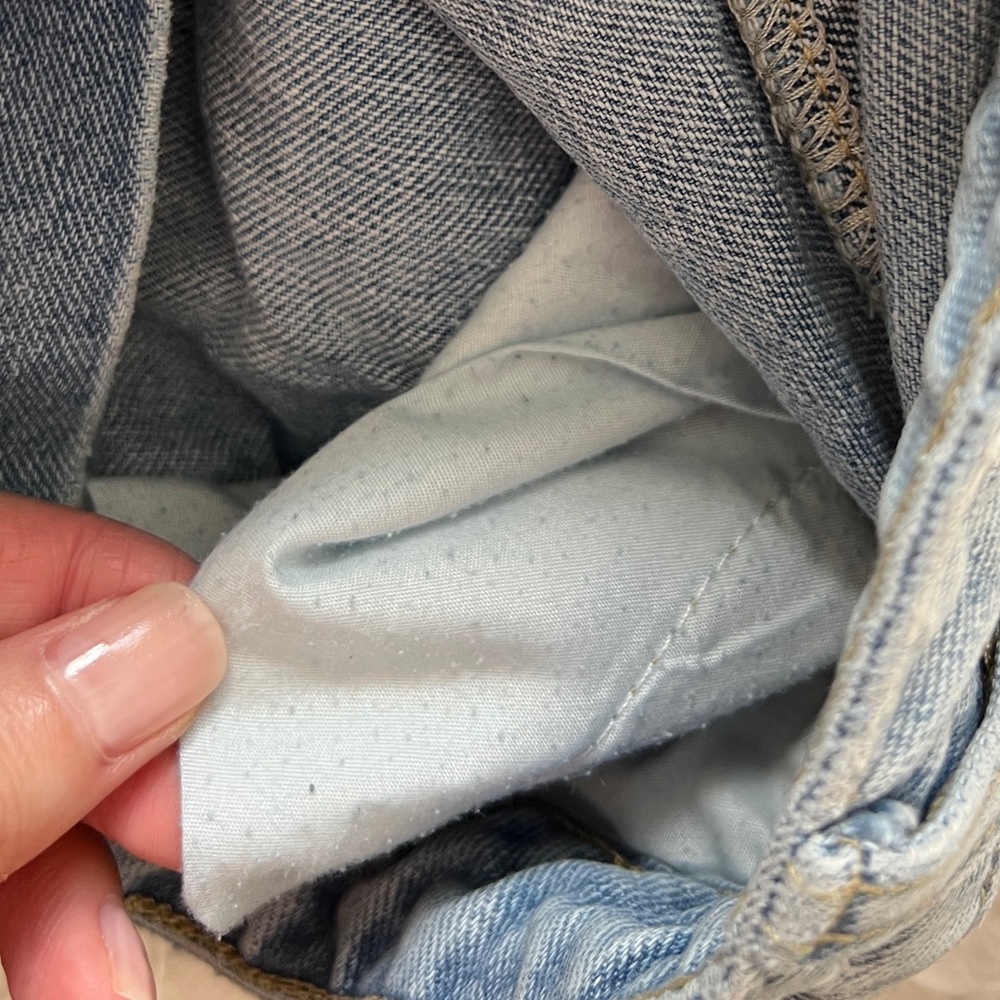 Peppermayo Keanna Low Rise Light Blue Wide Leg Baggy Denim Jeans - Picture 7 of 7